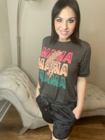 Mama Leopard Bolt Tee