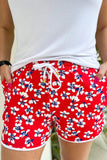 PREORDER - Large Only - Jess Lea Rebel Floral Drawstring Everyday Shorts