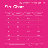 Jess Lea Day Dreamer Pleated Set