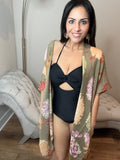 Floral Summer Festival Motif Kimono