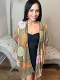 Floral Summer Festival Motif Kimono