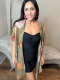 Floral Summer Festival Motif Kimono
