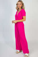 🔥HALF OFF SALE🔥Hot Pink Jumpsuit With Pockets