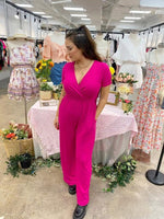 🔥HALF OFF SALE🔥Hot Pink Jumpsuit With Pockets