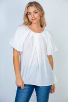 🔥HALF OFF SALE🔥Intricate Lace Design With Puff Sleeves