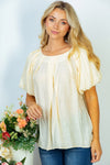 🔥HALF OFF SALE🔥Intricate Lace Design With Puff Sleeves