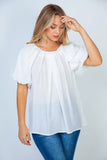 🔥HALF OFF SALE🔥Intricate Lace Design With Puff Sleeves