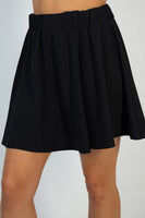 🔥HALF OFF SALE🔥High Waisted Black Skort