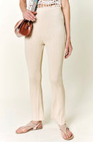 S-L Ribbed Knit High Waisted Pants