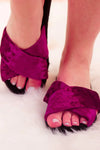 5.5-6 Luxe Velvet Slippers