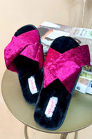 5.5-6 Luxe Velvet Slippers