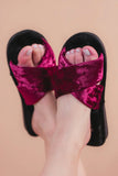 5.5-6 Luxe Velvet Slippers