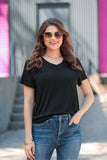 Jess Lea Black Basic Tee