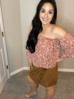 Small - Ditzy Floral Off The Shoulder Top