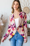 XXL - STUNNING Cascading Floral Blazer