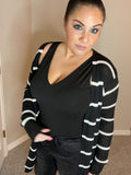 XXL Jess Lea Amber Lightweight Striped Cardigan