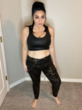 XL XXL - Gold Python Leggings