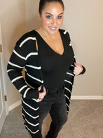 XXL Jess Lea Amber Lightweight Striped Cardigan