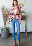 XXL - STUNNING Cascading Floral Blazer