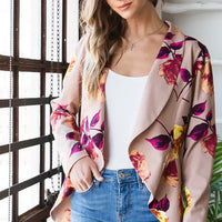 XXL - STUNNING Cascading Floral Blazer