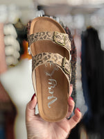 Taupe Leopard Very G Sandals