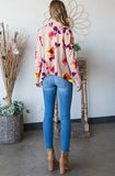 XXL - STUNNING Cascading Floral Blazer