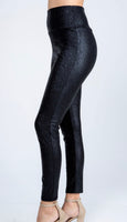 S XXL XXXL - Faux Leather Slim Fit High Waist Leggings