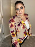 XXL - STUNNING Cascading Floral Blazer