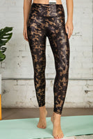 XL XXL - Gold Python Leggings