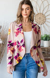 XXL - STUNNING Cascading Floral Blazer